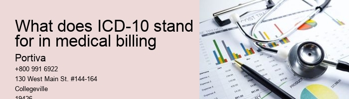 What does ICD-10 stand for in medical billing