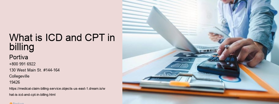 What is ICD and CPT in billing